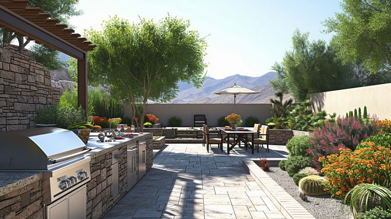Outdoor Kitchen Renovation in Katy, TX
